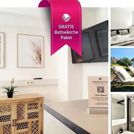 Strandnahe Mini Im Souterrain Mit Gratis Waeschepaket شاربوتس